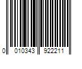 Barcode Image for UPC code 0010343922211