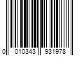 Barcode Image for UPC code 0010343931978