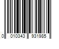 Barcode Image for UPC code 0010343931985