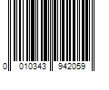 Barcode Image for UPC code 0010343942059