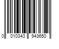 Barcode Image for UPC code 0010343943650