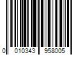 Barcode Image for UPC code 0010343958005