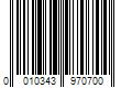 Barcode Image for UPC code 0010343970700