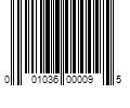 Barcode Image for UPC code 001036000095