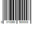 Barcode Image for UPC code 0010360500003