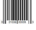 Barcode Image for UPC code 001038000093