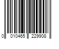 Barcode Image for UPC code 0010465229908