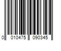 Barcode Image for UPC code 0010475090345