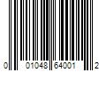 Barcode Image for UPC code 001048640012