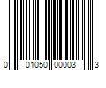 Barcode Image for UPC code 001050000033