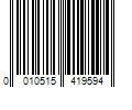 Barcode Image for UPC code 0010515419594