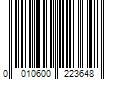 Barcode Image for UPC code 0010600223648