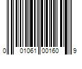 Barcode Image for UPC code 001061001609