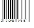 Barcode Image for UPC code 0010668075197