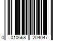 Barcode Image for UPC code 0010668204047