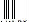 Barcode Image for UPC code 0010700557100