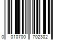 Barcode Image for UPC code 0010700702302