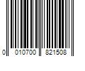 Barcode Image for UPC code 0010700821508