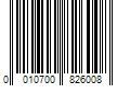 Barcode Image for UPC code 0010700826008