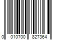 Barcode Image for UPC code 0010700827364