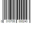 Barcode Image for UPC code 0010705000243