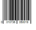 Barcode Image for UPC code 0010736050019