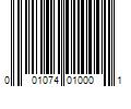 Barcode Image for UPC code 001074010001