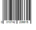 Barcode Image for UPC code 0010742206615