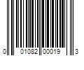 Barcode Image for UPC code 001082000193