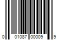 Barcode Image for UPC code 001087000099