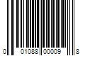 Barcode Image for UPC code 001088000098