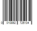 Barcode Image for UPC code 0010892725134