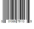 Barcode Image for UPC code 001089751135