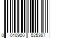 Barcode Image for UPC code 0010900525367