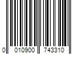 Barcode Image for UPC code 0010900743310