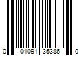 Barcode Image for UPC code 001091353860