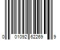 Barcode Image for UPC code 001092622699