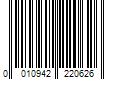 Barcode Image for UPC code 0010942220626