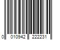 Barcode Image for UPC code 0010942222231