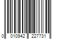 Barcode Image for UPC code 0010942227731