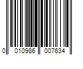 Barcode Image for UPC code 0010986007634