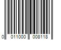 Barcode Image for UPC code 0011000008118