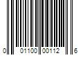 Barcode Image for UPC code 001100001126. Product Name: 