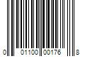 Barcode Image for UPC code 001100001768