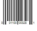 Barcode Image for UPC code 001100003281