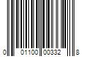 Barcode Image for UPC code 001100003328