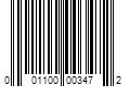 Barcode Image for UPC code 001100003472