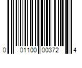 Barcode Image for UPC code 001100003724