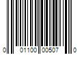 Barcode Image for UPC code 001100005070