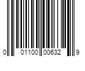 Barcode Image for UPC code 001100006329